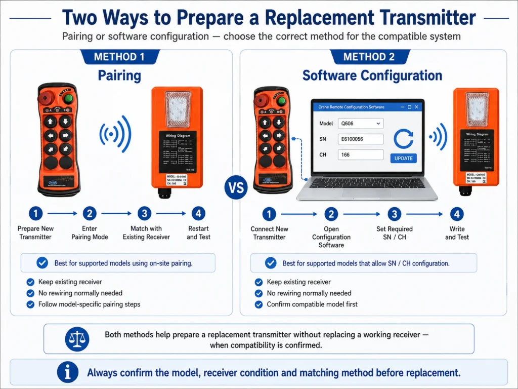 Ways to Prepare a Replacement Transmitter