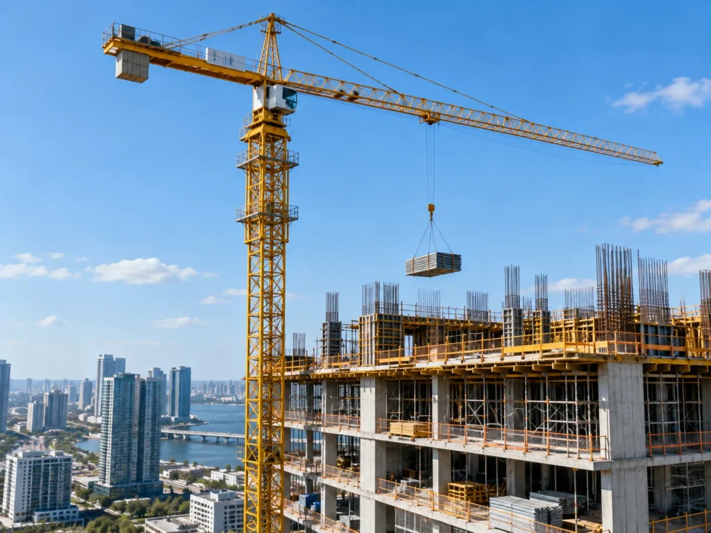 Construction tower crane