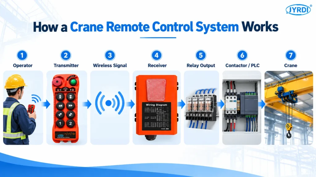 How a Crane Remote Control System Works
