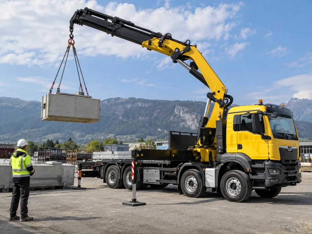 Truck-mounted crane Hydraulic crane