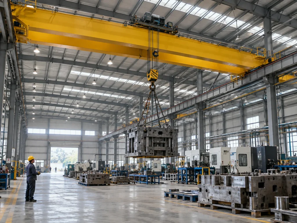 Workshop bridge crane